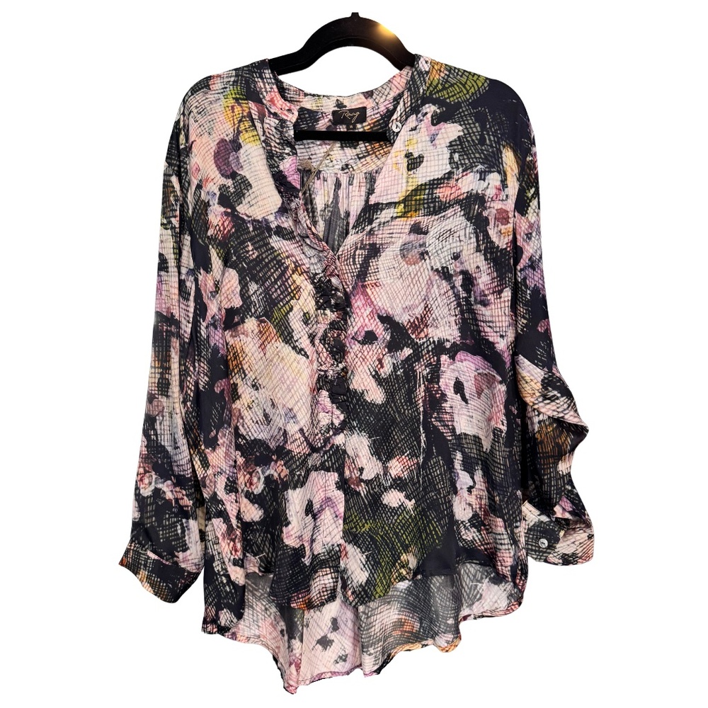 Raag Ruffled Button Down Shirt